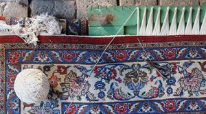 ریشه زنی و گره ریشه فرش دستباف در مشهد
